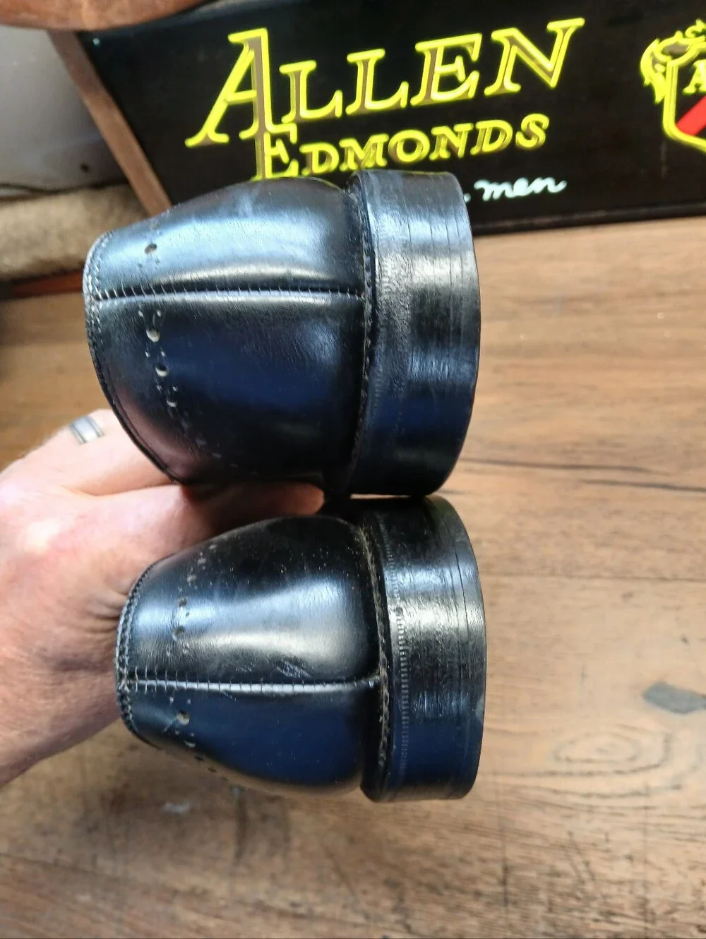 Allen Edmonds Black Leather Tassel Loafers